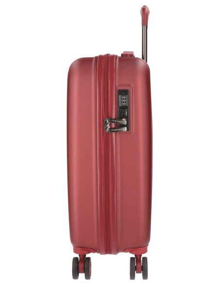 5319166 TROLLEY ABS 55CM.4R.WOOD ROJO 5319166 TROLLEY ABS 55CM.4R.WOOD ROJO