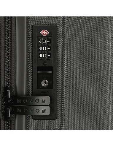 5319262 TROLLEY ABS 65CM. C/EXP. 4R.WOOD ANTRACITA