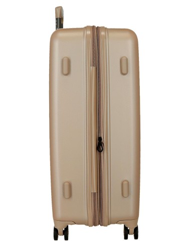 5319265 TROLLEY ABS 65CM. C/EXP. 4R.WOOD CHAMPAGNE