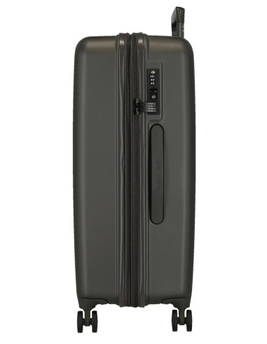 5319362 TROLLEY ABS 75CM. C/EXP. 4R.WOOD ANTRACITA