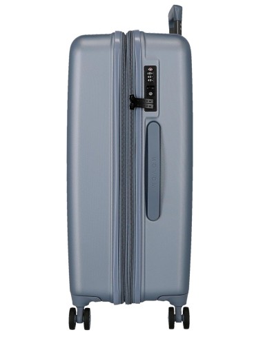 5319363 TROLLEY ABS 75CM. C/EXP. 4R.WOOD PLATA