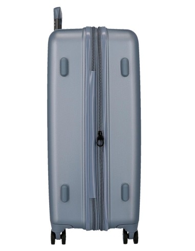 5319363 TROLLEY ABS 75CM. C/EXP. 4R.WOOD PLATA