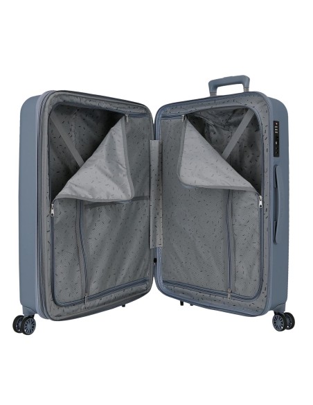 5319363 TROLLEY ABS 75CM. C/EXP. 4R.WOOD PLATA 5319363 TROLLEY ABS 75CM. C/EXP. 4R.WOOD PLATA