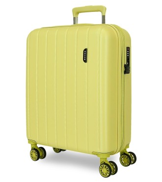 531866B TROLLEY ABS 55CM.4R.C/EXP.WOOD AMARILLO
