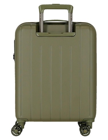 531916A TROLLEY ABS 55CM.4R.WOOD CAQUI