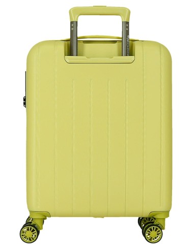 531916B TROLLEY ABS 55CM.4R.WOOD AMARILLO