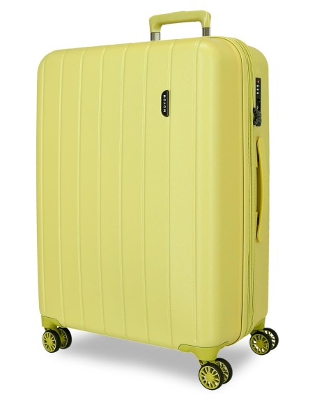 531926B TROLLEY ABS 65CM. C/EXP. 4R.WOOD AMARILLO 531926B TROLLEY ABS 65CM. C/EXP. 4R.WOOD AMARILLO