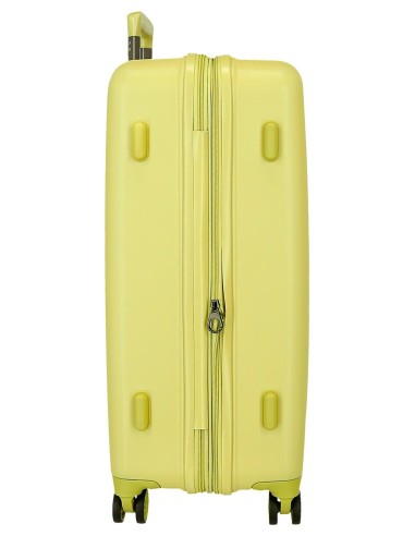 531926B TROLLEY ABS 65CM. C/EXP. 4R.WOOD AMARILLO