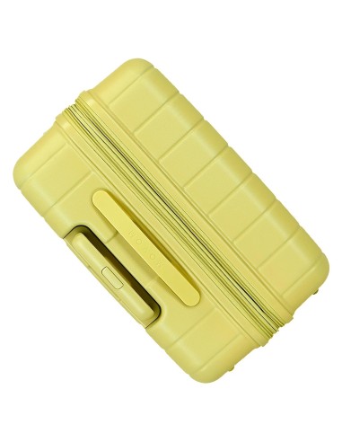 531926B TROLLEY ABS 65CM. C/EXP. 4R.WOOD AMARILLO