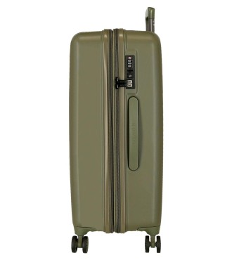 531936A TROLLEY ABS 75CM. C/EXP. 4R.WOOD CAQUI 2