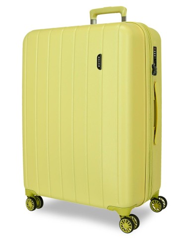 531936B TROLLEY ABS 75CM. C/EXP. 4R.WOOD AMARILLO