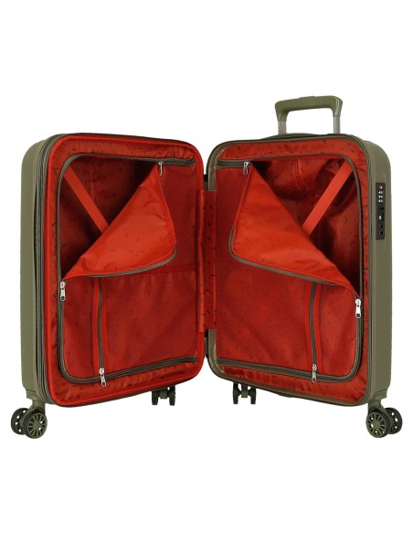 531846A SET/3 TROLLEY ABS 55-65-75CM. C/EXP 4R.WOOD CAQUI