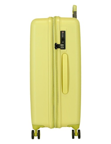 531846B SET/3 TROLLEY ABS 55-65-75CM. C/EXP 4R.WOOD AMARILLO