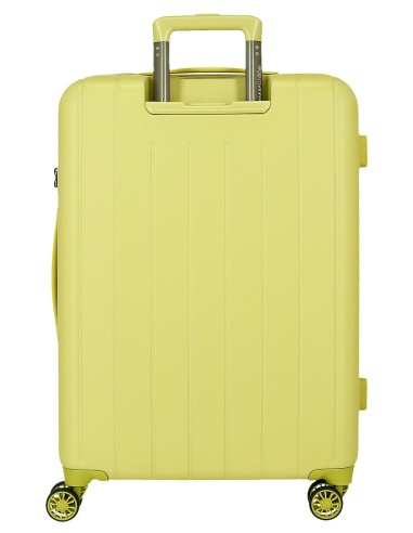 531846B SET/3 TROLLEY ABS 55-65-75CM. C/EXP 4R.WOOD AMARILLO