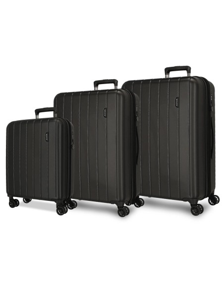 5318461 SET 3/TROLLEY ABS 55-65-75CM. C/EXP 4R.WOOD NEGRO 5318461 SET 3/TROLLEY ABS 55-65-75CM. C/EXP 4R.WOOD NEGRO