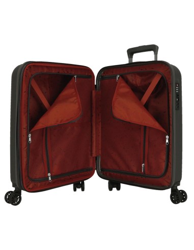 5318462 SET 3/TROLLEY ABS 55-65-75CM. C/EXP 4R.WOOD ANTRACIT