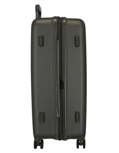 5318462 SET 3/TROLLEY ABS 55-65-75CM. C/EXP 4R.WOOD ANTRACIT