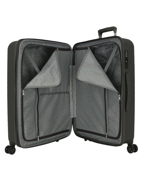 5318462 SET 3/TROLLEY ABS 55-65-75CM. C/EXP 4R.WOOD ANTRACIT 5318462 SET 3/TROLLEY ABS 55-65-75CM. C/EXP 4R.WOOD ANTRACIT