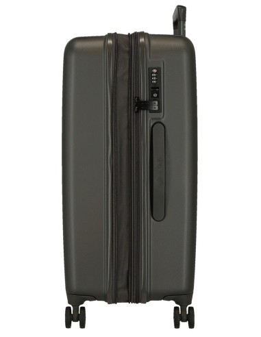 5318462 SET 3/TROLLEY ABS 55-65-75CM. C/EXP 4R.WOOD ANTRACIT