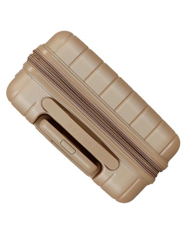 5318465 SET 3/TROLLEY ABS 55-65-75CM. C/EXP 4R.WOOD CHAMPAGN