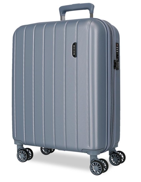 5318663 TROLLEY ABS 55CM.4R.C/EXP.WOOD PLATA