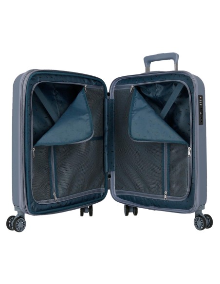 5318663 TROLLEY ABS 55CM.4R.C/EXP.WOOD PLATA