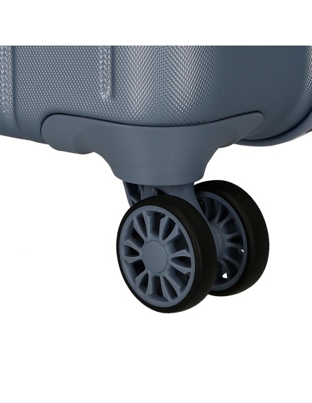 5318663 TROLLEY ABS 55CM.4R.C/EXP.WOOD PLATA