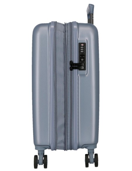 5318663 TROLLEY ABS 55CM.4R.C/EXP.WOOD PLATA