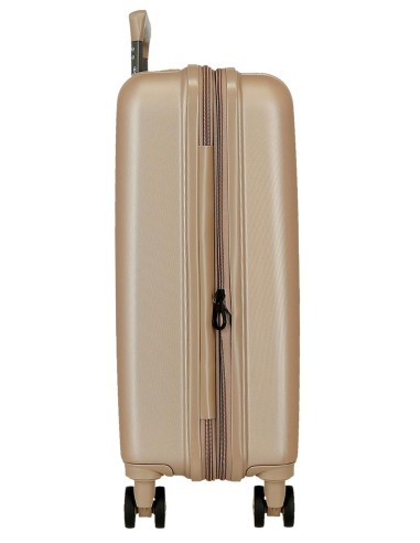 5318665 TROLLEY ABS 55CM.4R.C/EXP.WOOD CHAMPAGNE