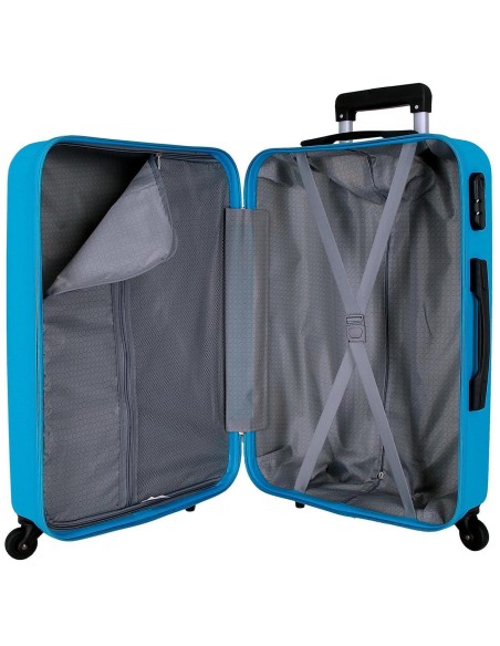 584946A SET/3 TROLLEY ABS 55-65-75CM.4R. ROLL ROAD FLEX AZUL