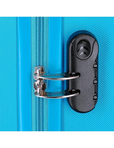 584946A SET/3 TROLLEY ABS 55-65-75CM.4R. ROLL ROAD FLEX AZUL