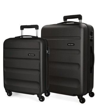 5849560 SET/2 TROLLEY ABS 55-65-CM.4R. ROLL ROAD FLEX NEGRO