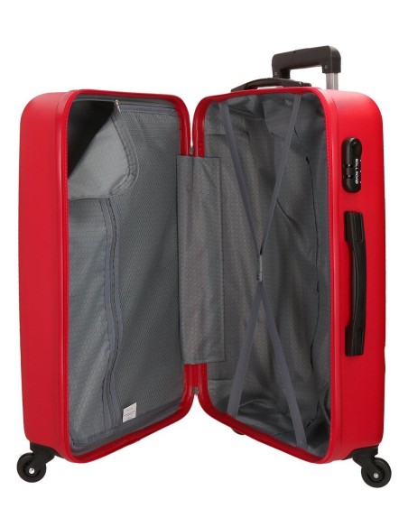 5849564 SET/2 TROLLEY ABS 55-65-CM.4R. ROLL ROAD FLEX ROJO