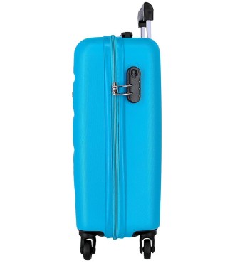 584956A SET/2 TROLLEY ABS 55-65-CM.4R. ROLL ROAD FLEX AZULIN 2