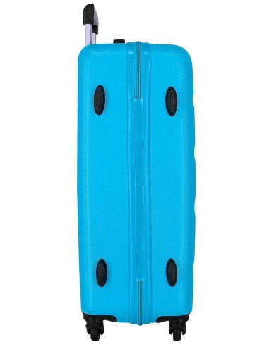 584956A SET/2 TROLLEY ABS 55-65-CM.4R. ROLL ROAD FLEX AZULIN