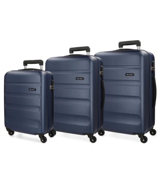 5849462 SET/3 TROLLEY ABS 55-65-75CM.4R. ROLL ROAD FLEX MARI