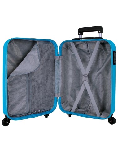 584916A TROLLEY ABS 55CM.4R. ROLL ROAD FLEX AZULINA