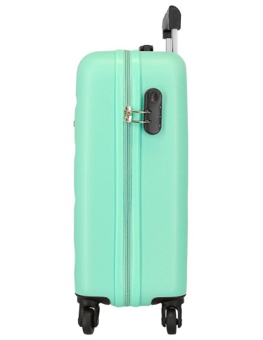 584916B TROLLEY ABS 55CM.4R. ROLL ROAD FLEX TURQUESA