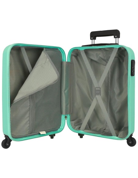 584916B TROLLEY ABS 55CM.4R. ROLL ROAD FLEX TURQUESA