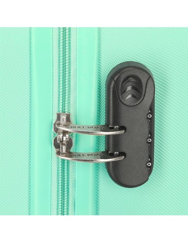 584916B TROLLEY ABS 55CM.4R. ROLL ROAD FLEX TURQUESA