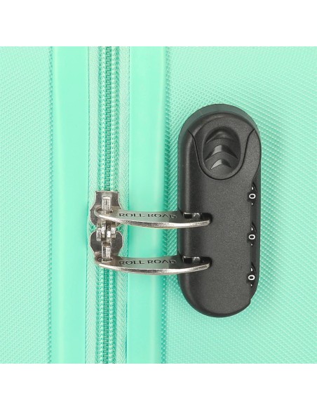 584916B TROLLEY ABS 55CM.4R. ROLL ROAD FLEX TURQUESA