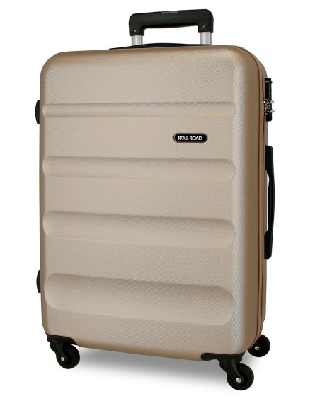 5849269 TROLLEY ABS 65CM.4R. ROLL ROAD FLEX CHAMPAGNE 5849269 TROLLEY ABS 65CM.4R. ROLL ROAD FLEX CHAMPAGNE