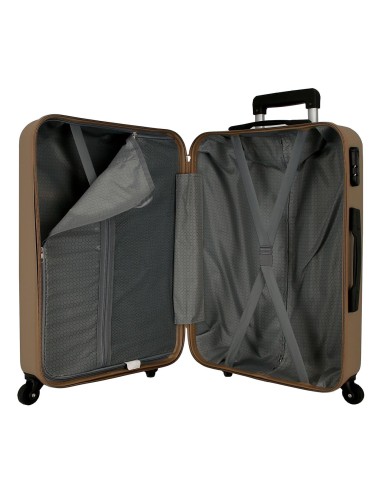 5849269 TROLLEY ABS 65CM.4R. ROLL ROAD FLEX CHAMPAGNE