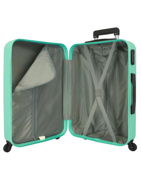 584926B TROLLEY ABS 65CM.4R. ROLL ROAD FLEX TURQUESA