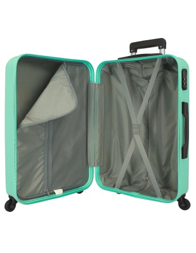 584936B TROLLEY ABS 75CM.4R. ROLL ROAD FLEX TURQUESA