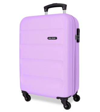 584866F TROLLEY ABS 55CM.4R.C/EXP. ROLL ROAD FLEX MALVA