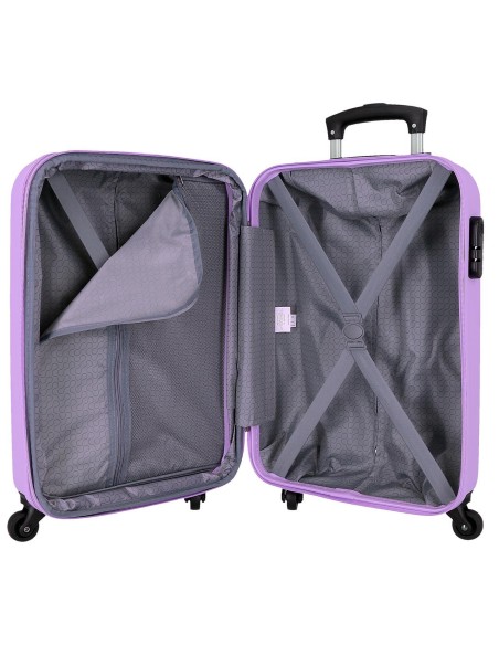 584866F TROLLEY ABS 55CM.4R.C/EXP. ROLL ROAD FLEX MALVA 584866F TROLLEY ABS 55CM.4R.C/EXP. ROLL ROAD FLEX MALVA