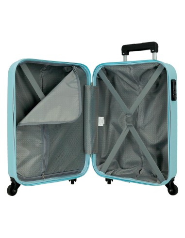 584916E TROLLEY ABS 55CM.4R. ROLL ROAD FLEX AZUL CLARO