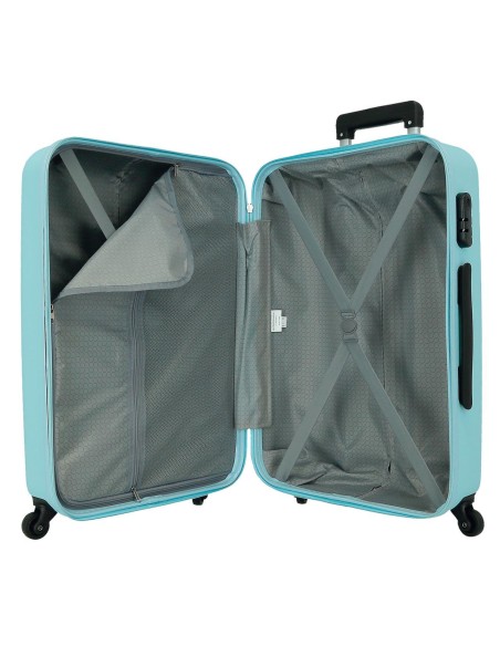 584926E TROLLEY ABS 65CM.4R. ROLL ROAD FLEX AZUL CLARO