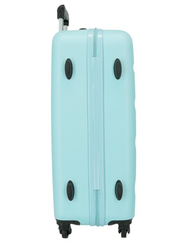 584936E TROLLEY ABS 75CM.4R. ROLL ROAD FLEX AZUL CLARO